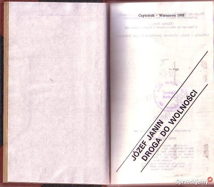 0642 DROGA DO WOLNOŚCI JÓZEF JANIN Czyrna