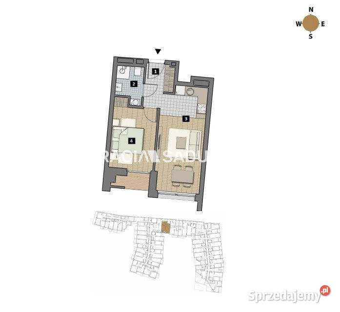 Mieszkanie na sprzedaż 39m 2pokojowe Kraków