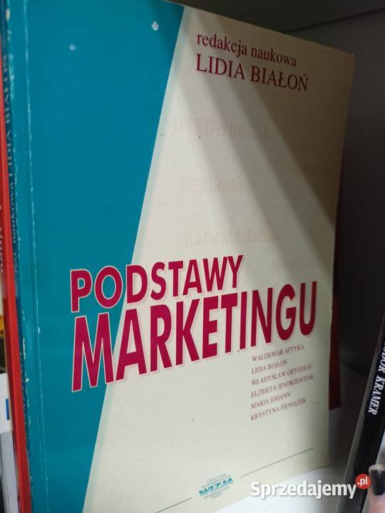 Podstawy marketingu książki branżowe tanie księgarnia outlet