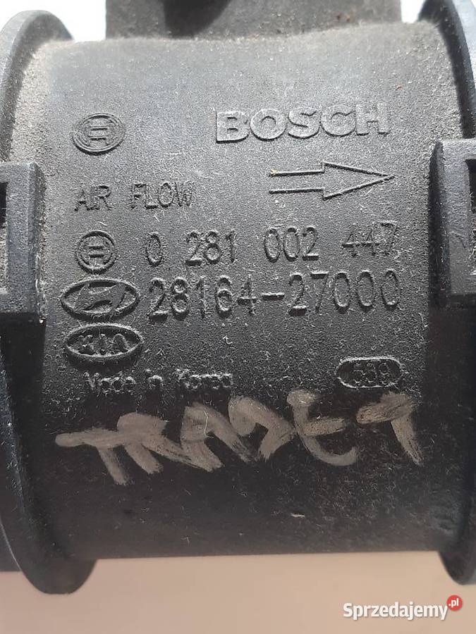 Hyundai Trajet przepływomierz 0281002447