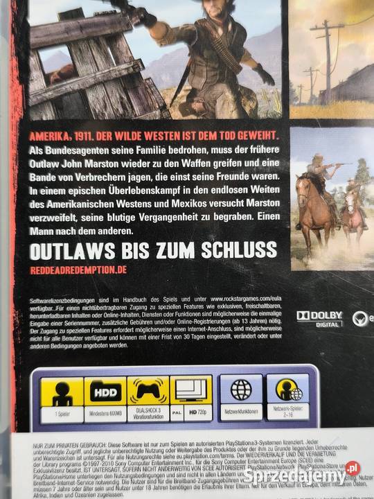 PlayStation 3 Red Dead Redemption Poddębice