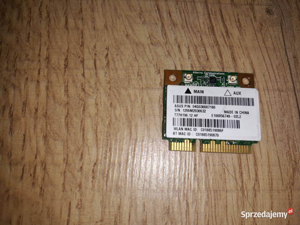 karta wifi laptop asus x54c Trzcianka sprzedam