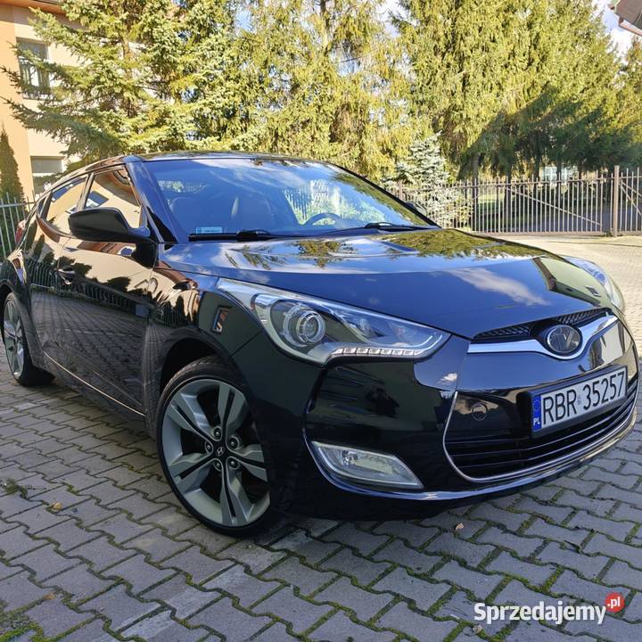 Hyundai Veloster 16 GDI Premium 2011 r światła przeciwmgielne podkarpackie Brzozów