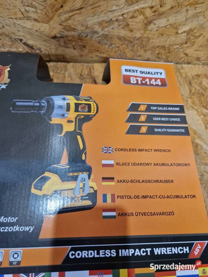 AKUMULATOROWY KLUCZ UDAROWY BULLTEK BT144 480 Nm Głogowa