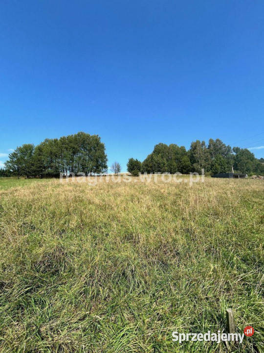 Widokowa działka budowlana na lekkim stoku Głuszyca