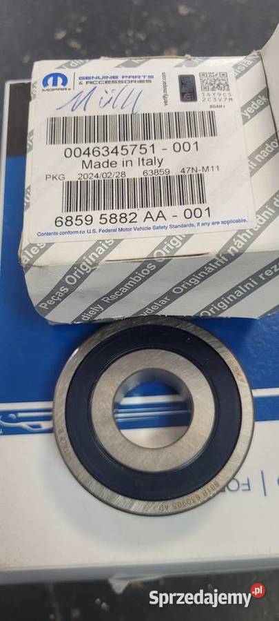 ŁOŻYSKO WAŁKA FIAT 46345751 BB1B630905AD Części samochodowe Radom