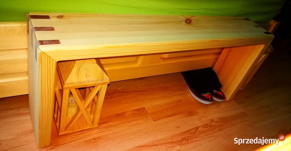 Latarenka drewniana lampion drewniany świecznik Radków