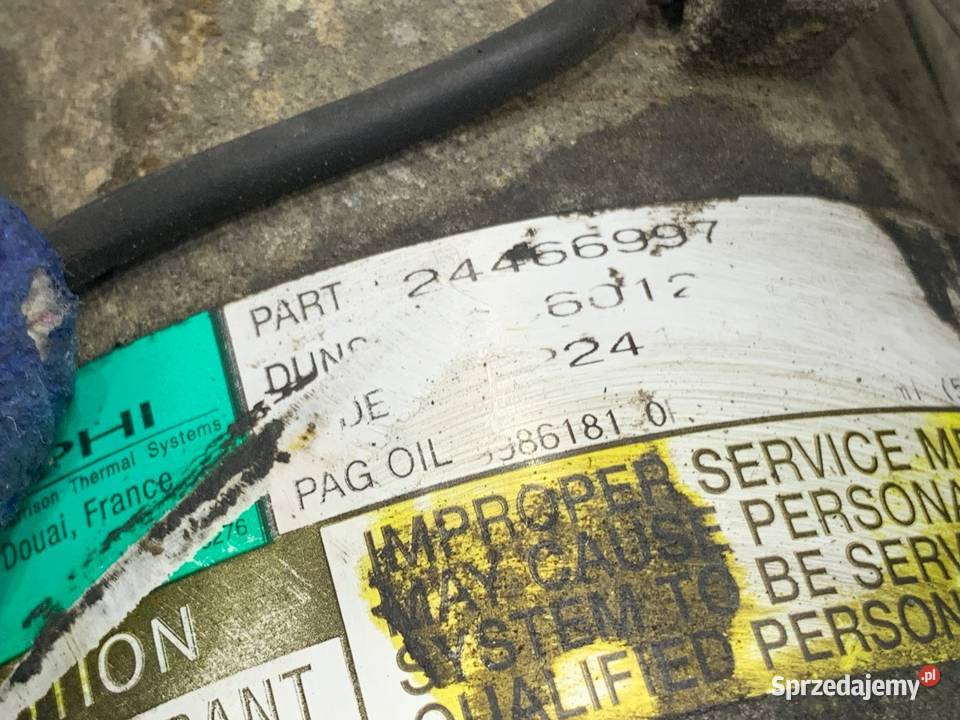 SPRĘŻARKA KLIMATYZACJI OPEL ASTRA H 19 120 0414 Kompresory klimatyzacji