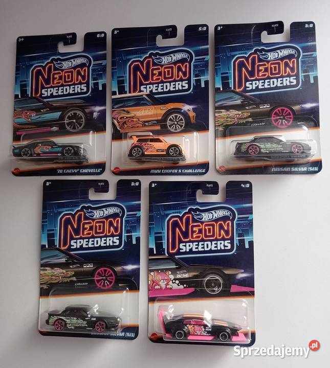 Hot Wheels Set Hybrid Speed Silver Series stan Jaworzno