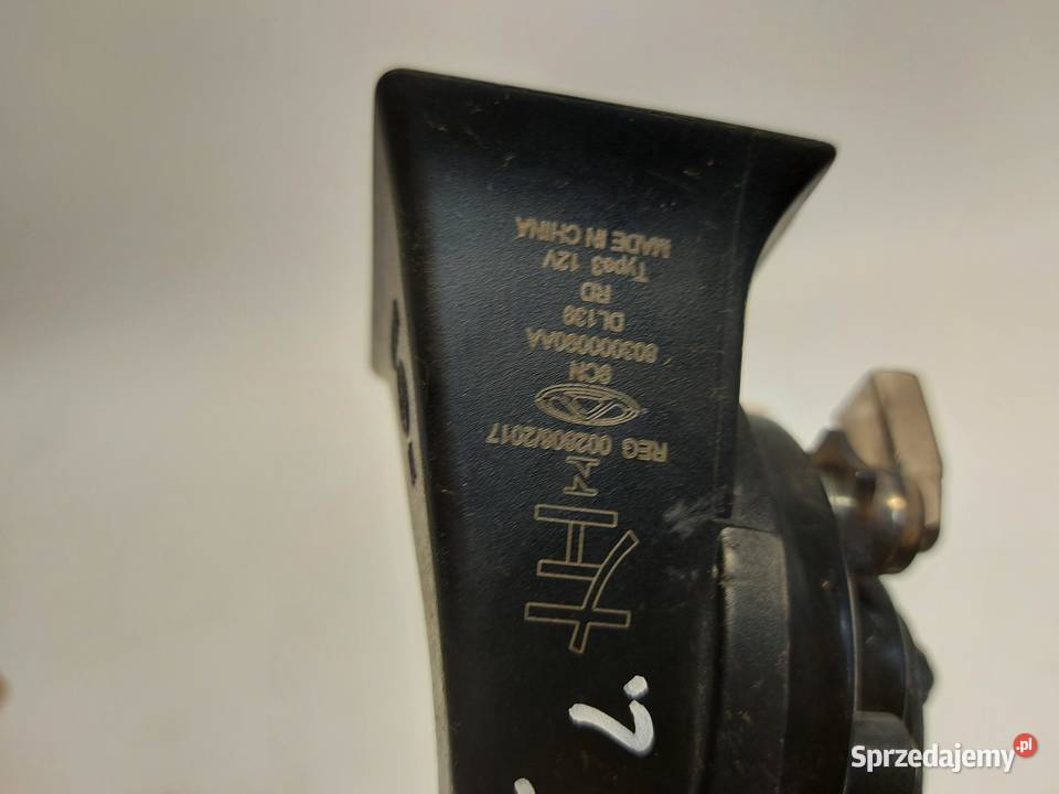 Chery Omoda 5 2024r klakson sygnał dźwiękowy Pozostałe