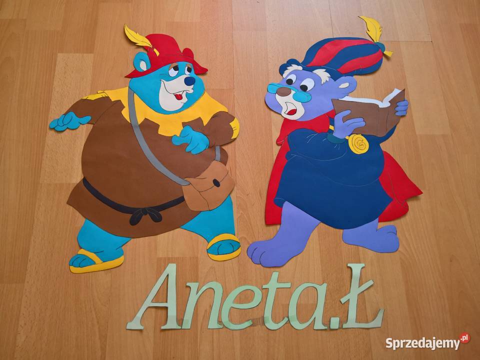 Dekoracje bohaterowie bajek z brystolu
