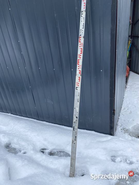 Listwa lata miernicza do niwelatora