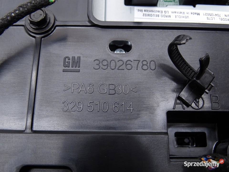 EKRAN WYŚWIETLACZ RADIA OPEL ASTRA V K 42342511 osobowe