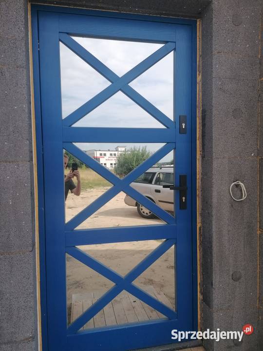 Drzwi Zewnętrzne Wejściowe Drewniane NA KAŻDY Drzwi zewnętrzne Elbląg sprzedam