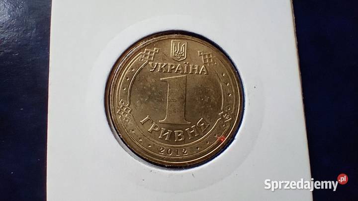 Stare monety 1 hrywna 2012 Mistrzostwa Ukraina Lesko