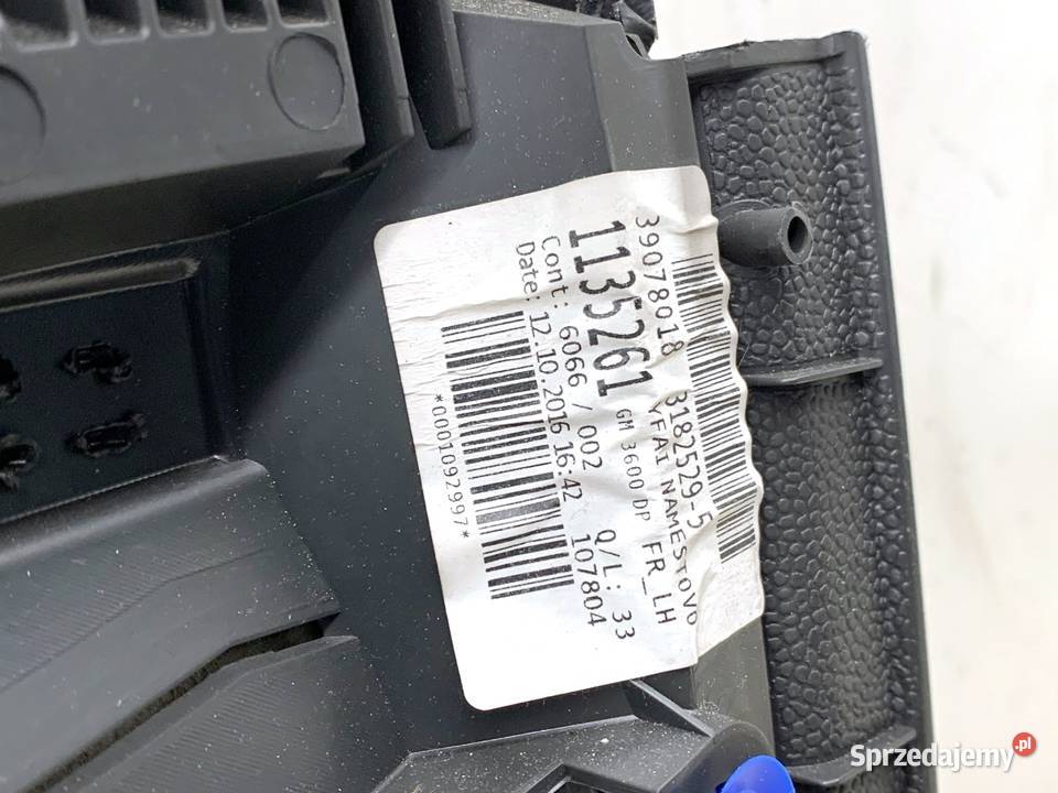 BOCZEK DRZWI LEWY PRZÓD OPEL ASTRA K Inny Tapicerki samochodowe sprzedam