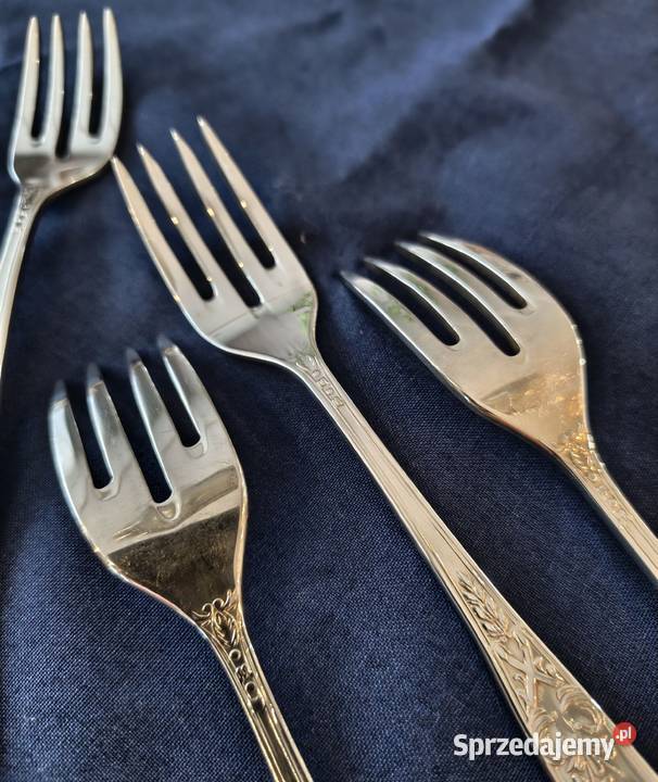 Platerowane widelce do ryb Hefra 6 sztuk Pozostałe Szczecin