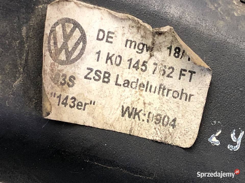 RURA INTERCOOLERA VW GOLF VI 1K0145762FT 16 105