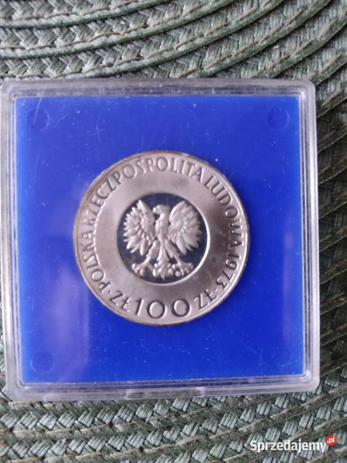 100 próba Mikołaj Kopernik srebrna 1973 r Lublin