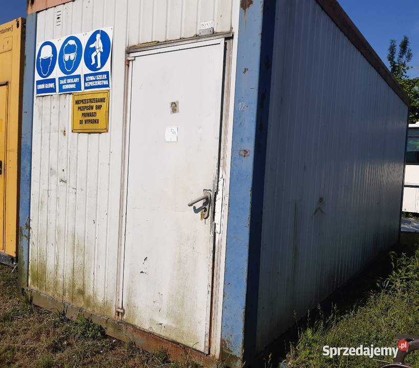 Kontener budowlany szatniowy 108 Poznań wielkopolskie sprzedam