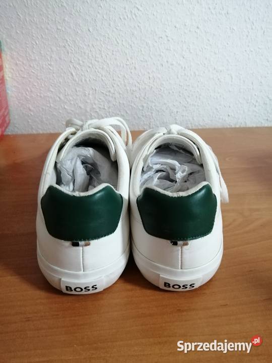 Hugo Boss białe sneakersy 50474728 B logo Aiden inna Zgorzelec