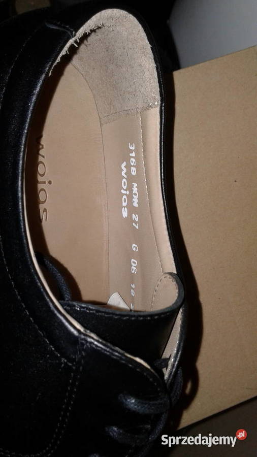 Półbuty wojskowe wyjściowe nowe WOJAS 916B 27 Ostrołęka