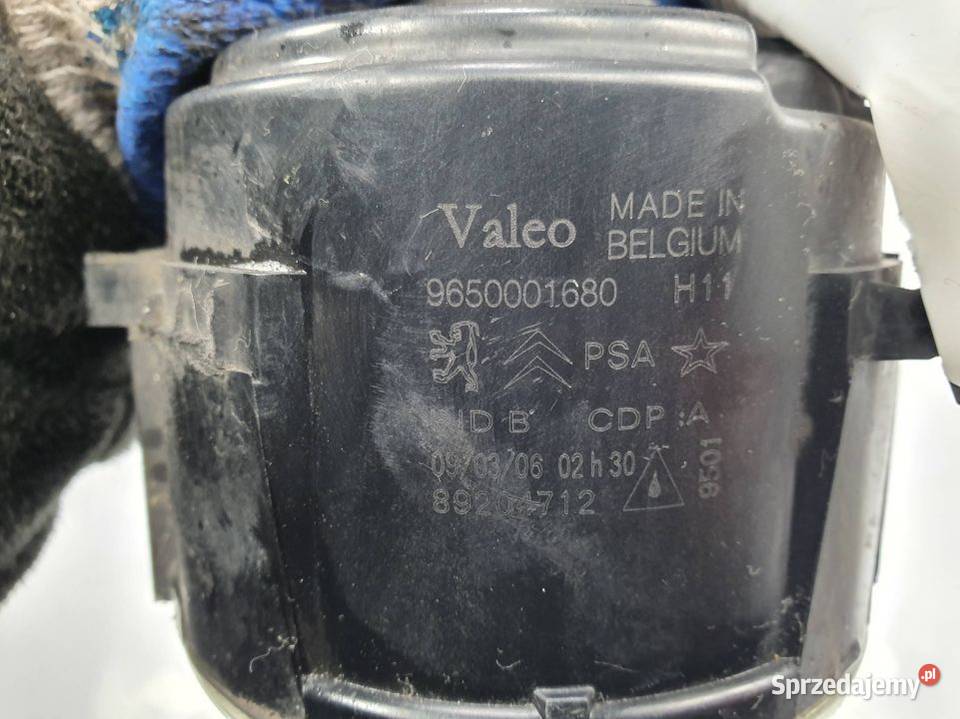 HALOGEN LEWY PEUGEOT 207 9650001680 Lipno