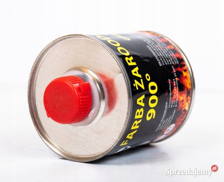 LAKIER Farba żaroodporna Do PIECA RUSZTU 900C małopolskie Skawina