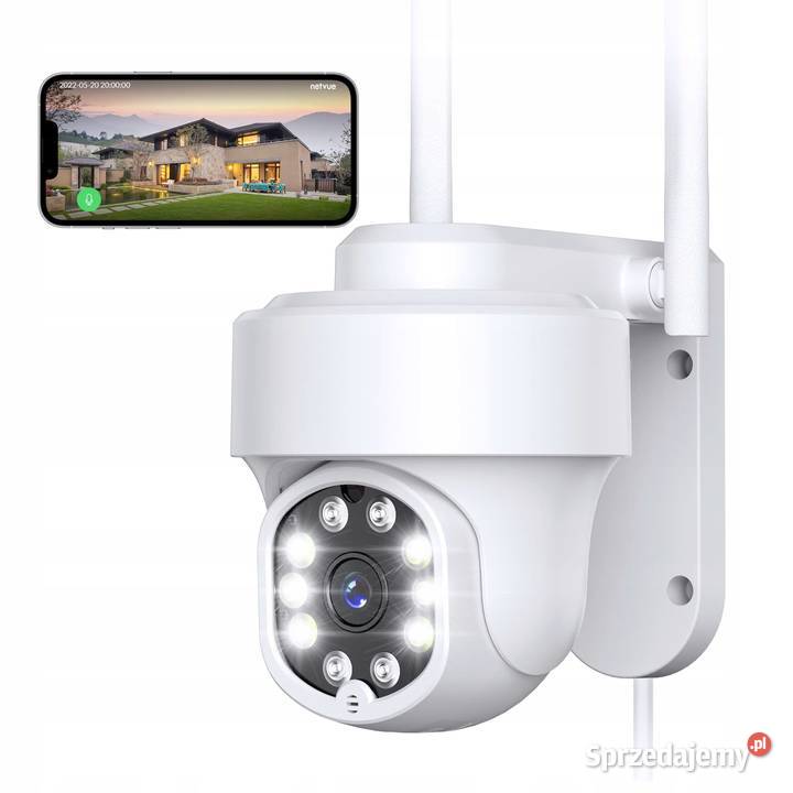 Kamera Zewnętrzna FHD WiFi 360 PTZ Kolorowy Tryb Myszyniec