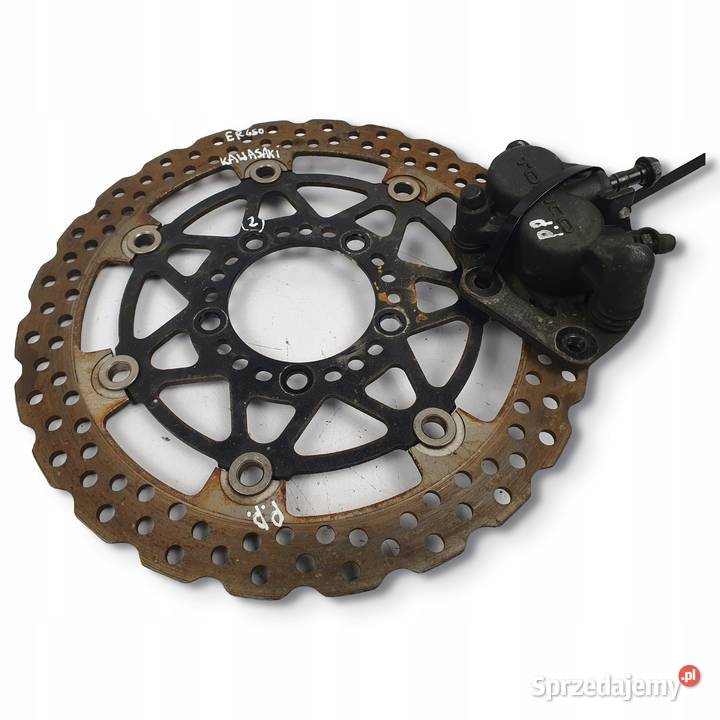 PRAWA TARCZA HAMULCOWA ZACISK PRZÓD kawasaki ER6 Chełm sprzedam