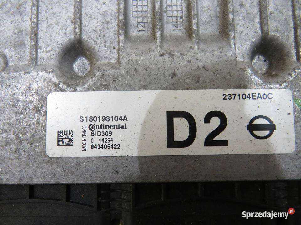 KOMPUTER STEROWNIK SILNIKA QASHQAI J11 15 DCI osobowe