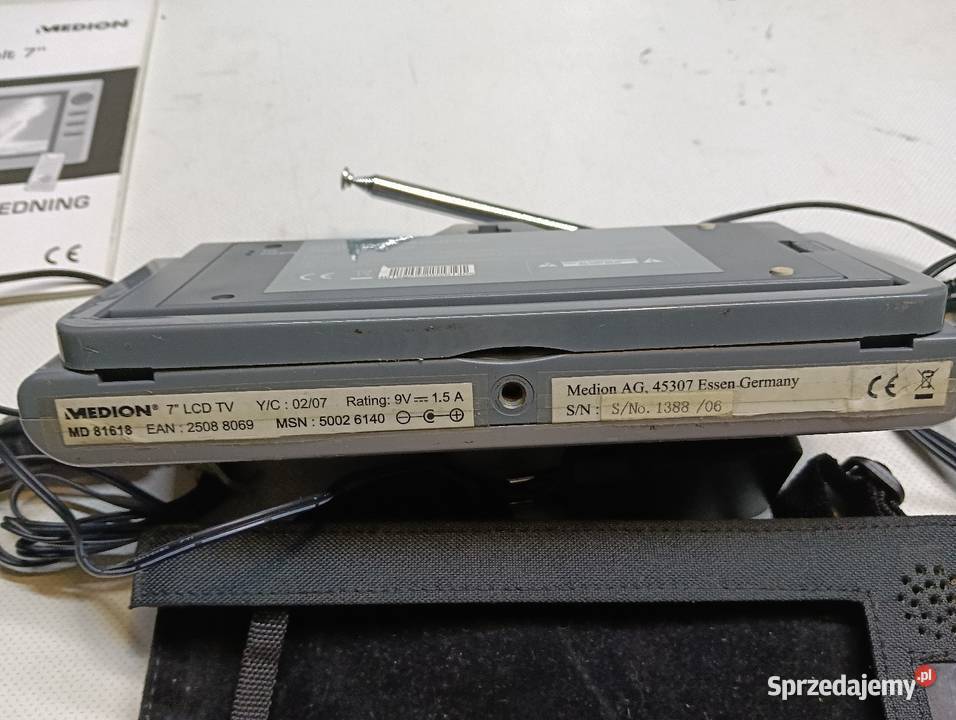 Przenośny telewizor Medion MD30108 Drążdżewo Nowe