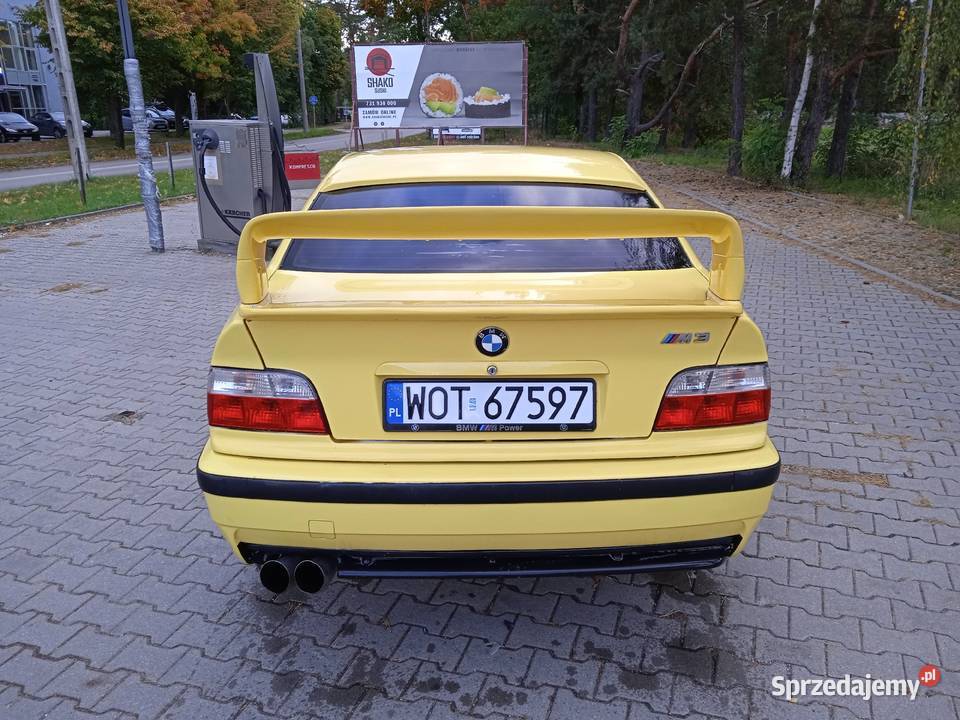 BMW M3 318 iS Dakar gelb sprawna radio mazowieckie Otwock