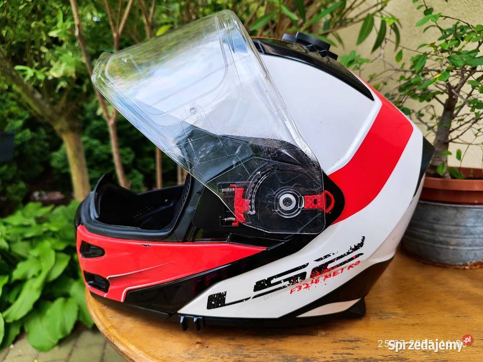 KASK MOTOCYKLOWY SZCZĘKOWY LS2 METRO ROZMIAR L Kaski i akcesoria Strażów sprzedam