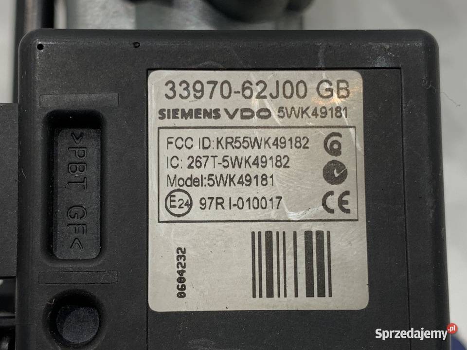 STACYJKA SUZUKI SWIFT III 3397062J00 13 91