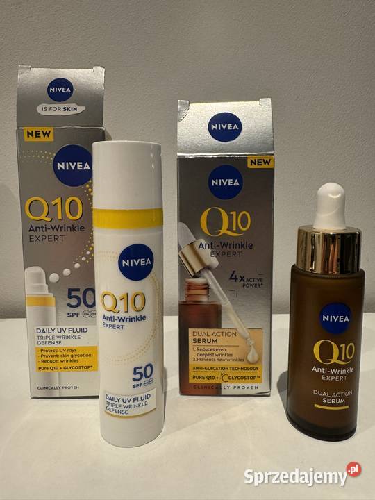 Nivea Q10 Serum Daily UV Fluid Glycostop Zestaw wielkopolskie Poznań