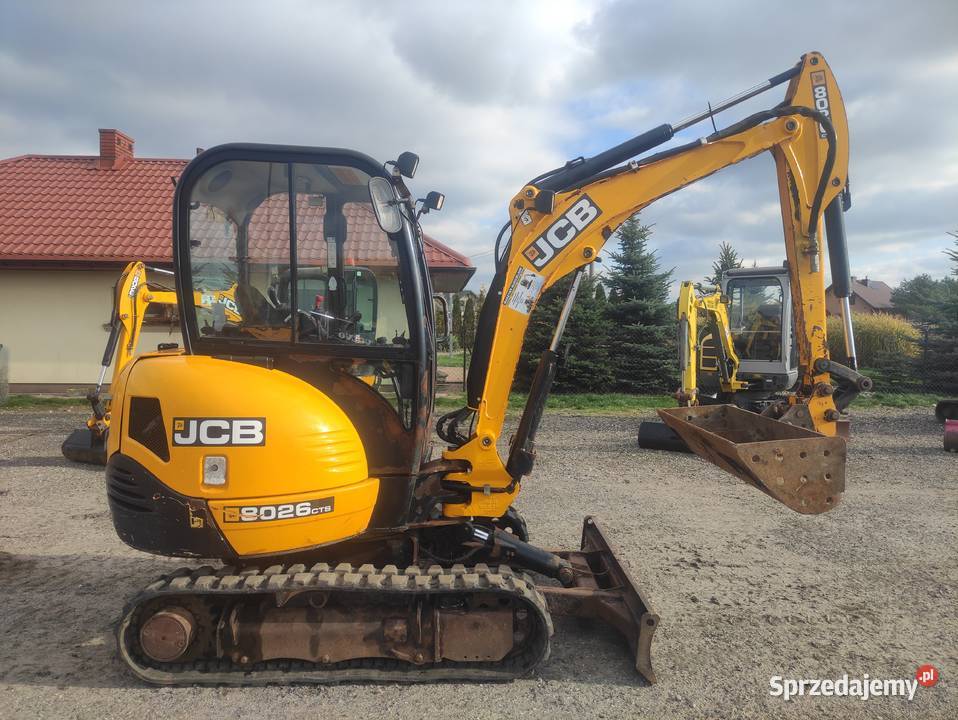 Minikoparka JCB 8026 CTS 2019r 2400mtg lubelskie Ryżki