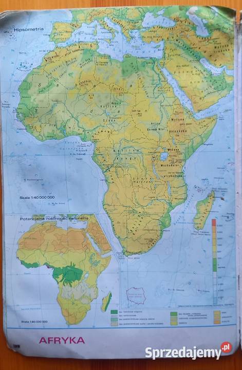 Atlas Geograficzny klas 67 mazowieckie Małkinia Górna