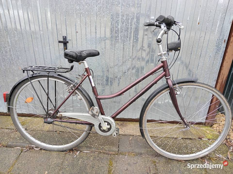Rower damski męski miejski stalowy koła 28 dolnośląskie Wąsosz