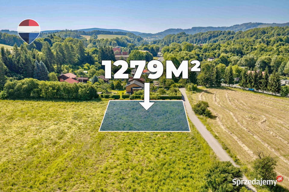 Działka budowlana z mediami DK8 Jeleniów