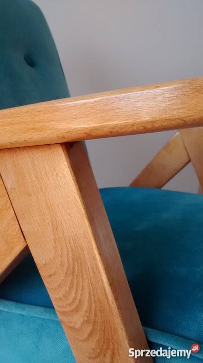 Fotel PRL model B310 nie Chierowski Poznań sprzedam