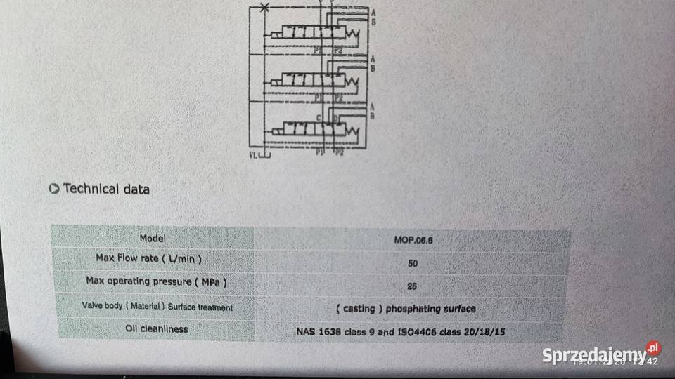 Elektrozawór MOP62 12VDC 12 śląskie Bielsko-Biała
