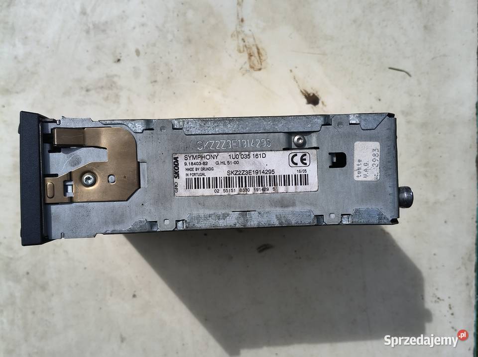 Radio samochodowe Skoda 1U0035161D