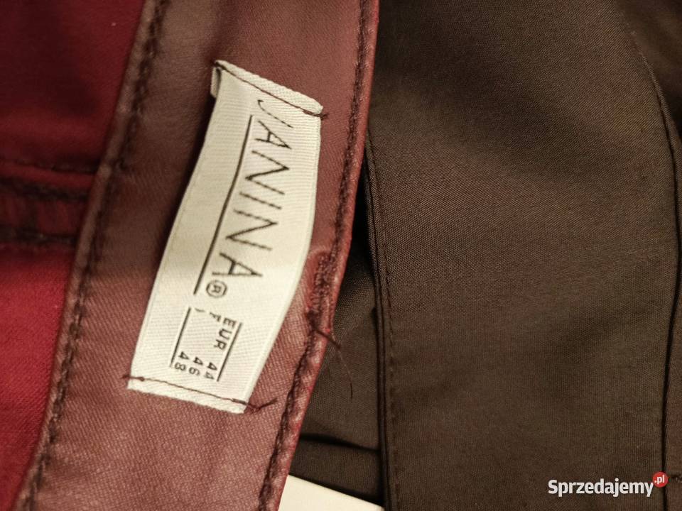 Spodnie bordowe Janina 44 Spodnie Stargard