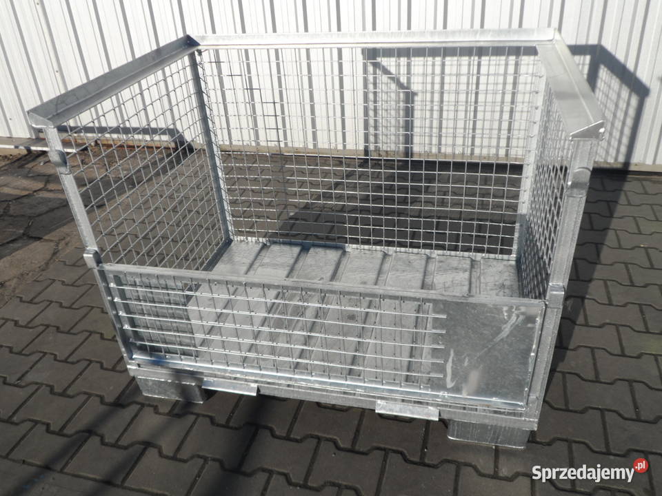 Pojemnik siatkowy ocynk gitterbox paleta Siedlce