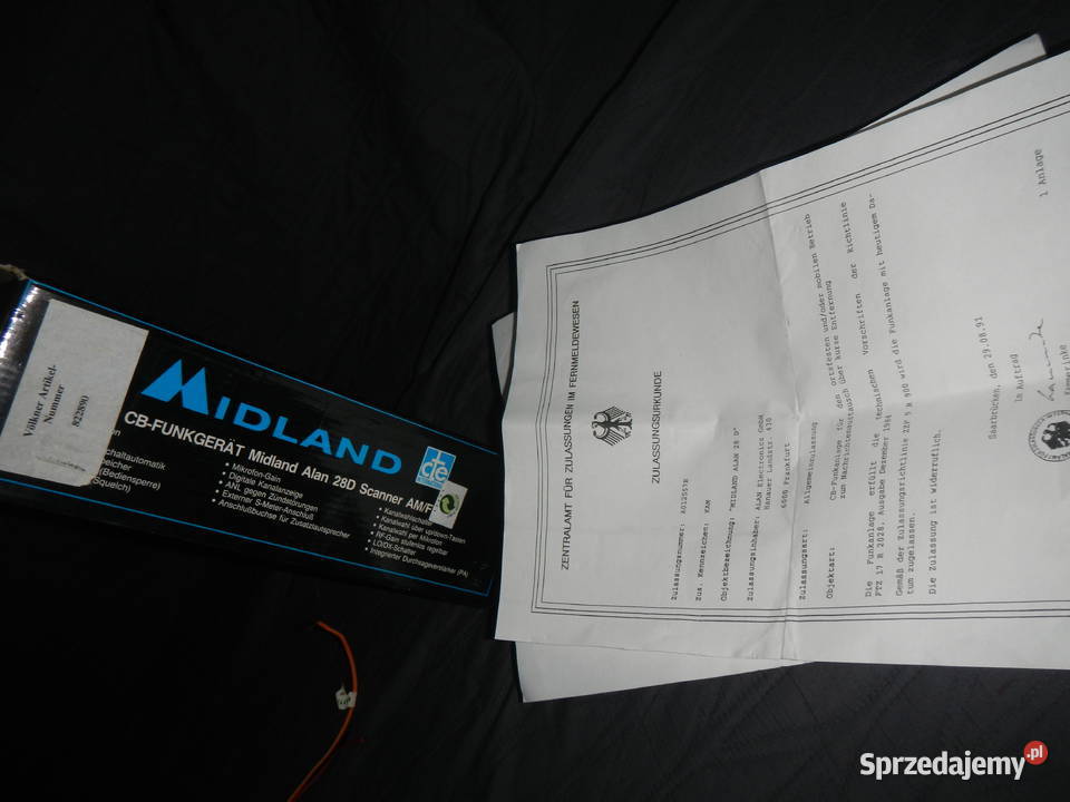 Radio CB Midland 28D niemieckie kultowe Wałbrzych