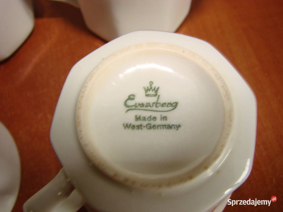Eversberg porcelanowa filiżanka Pruszcz Gdański