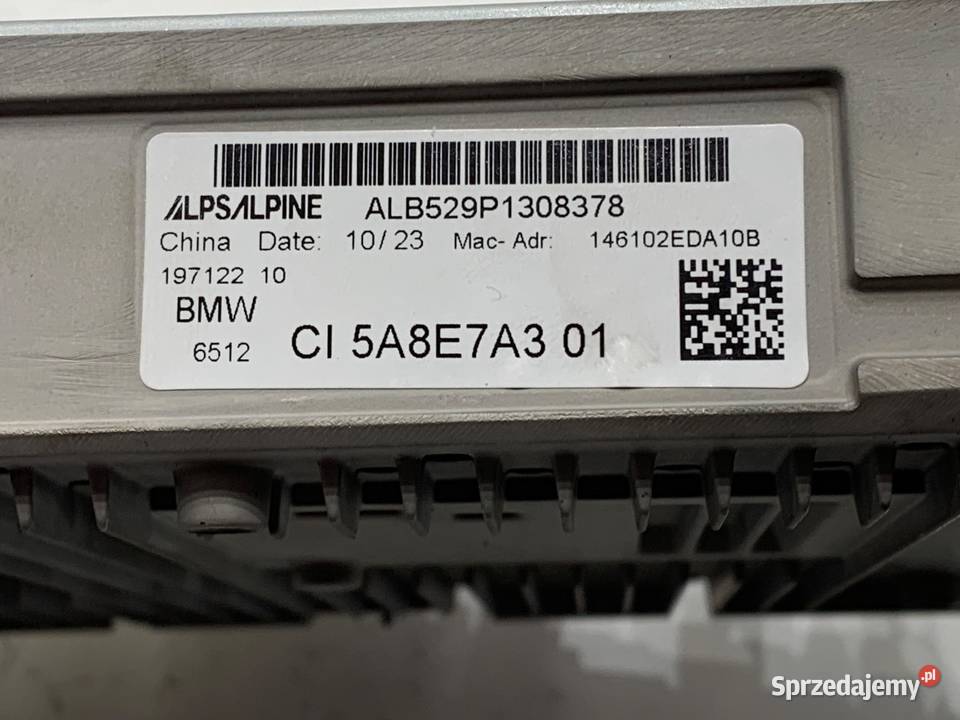 RADIO NAWIGACJA BMW X1 U11 20222025 5A8E7A3 Sprzęt audio fabryczny