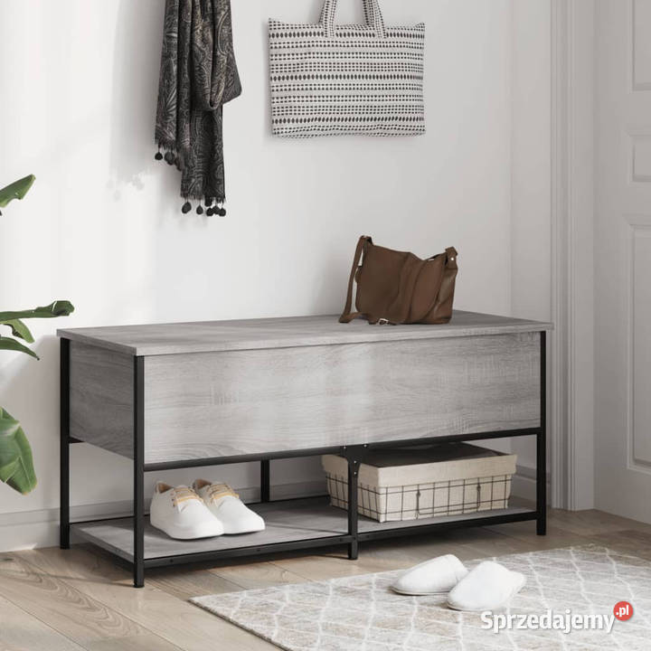 Ławka ze schowkiem szary dąb sonoma 100x425x47 Warszawa