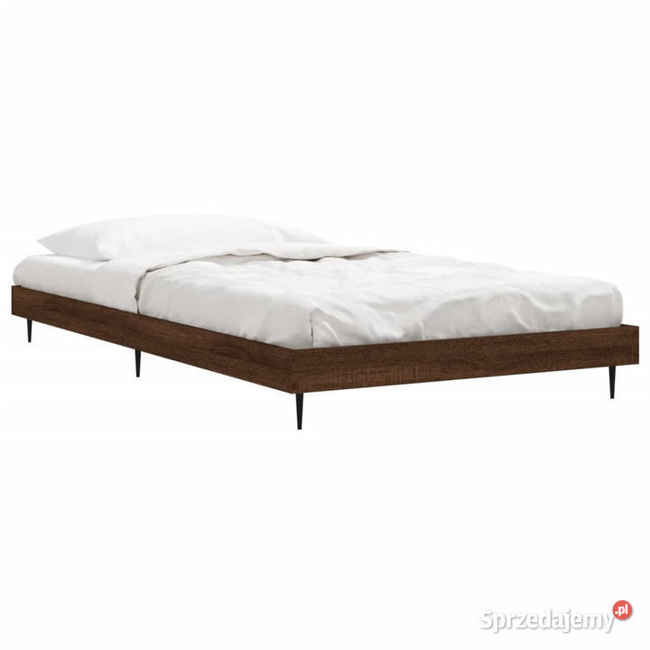 Łóżko bez materaca brązowy dąb 90x200 WM832276 20cm